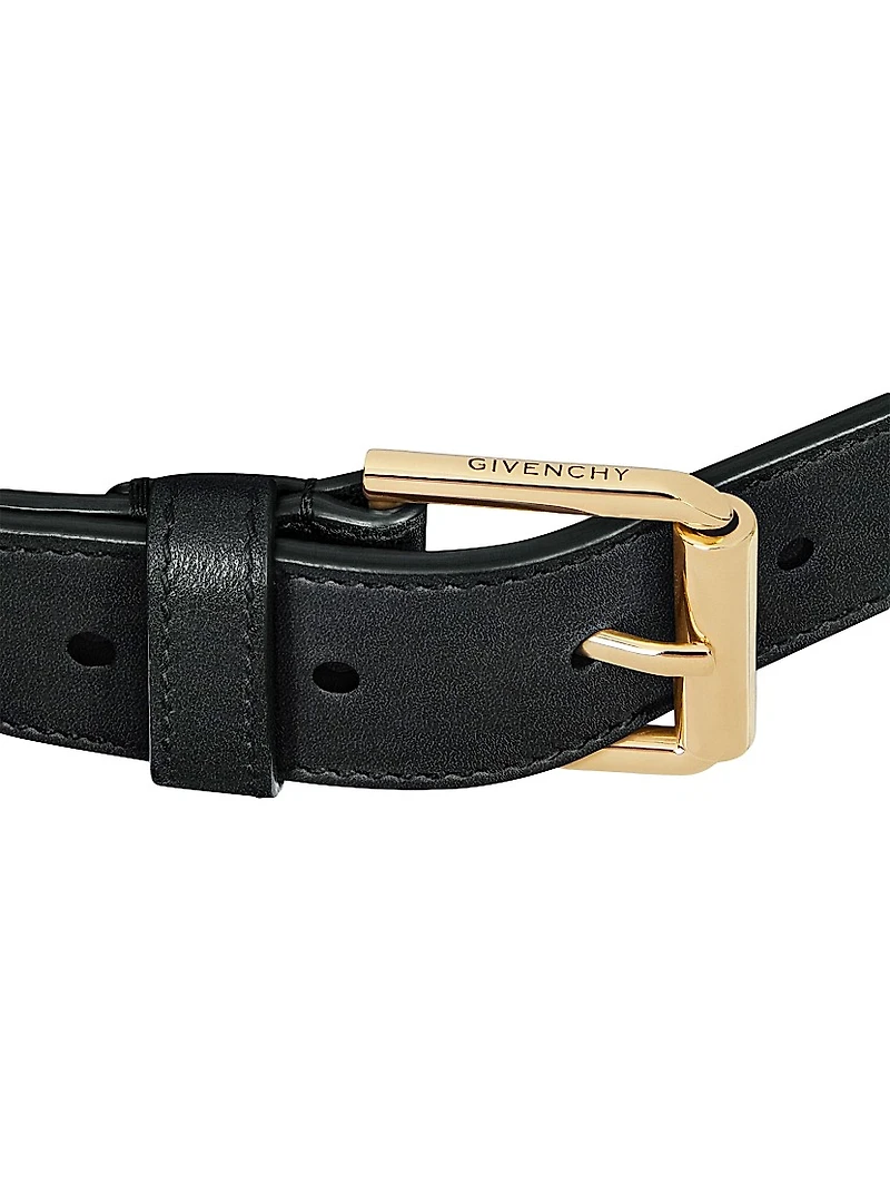 Voyou Long Belt Shiny Leather