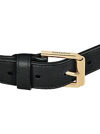 Voyou Long Belt Shiny Leather