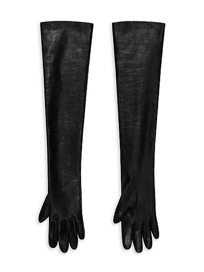 Long Gloves Nappa Leather