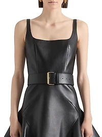 Voyou Large Belt Shiny Leather