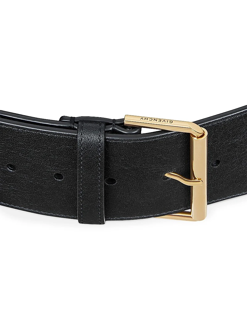 Voyou Large Belt Shiny Leather