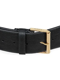 Voyou Large Belt Shiny Leather