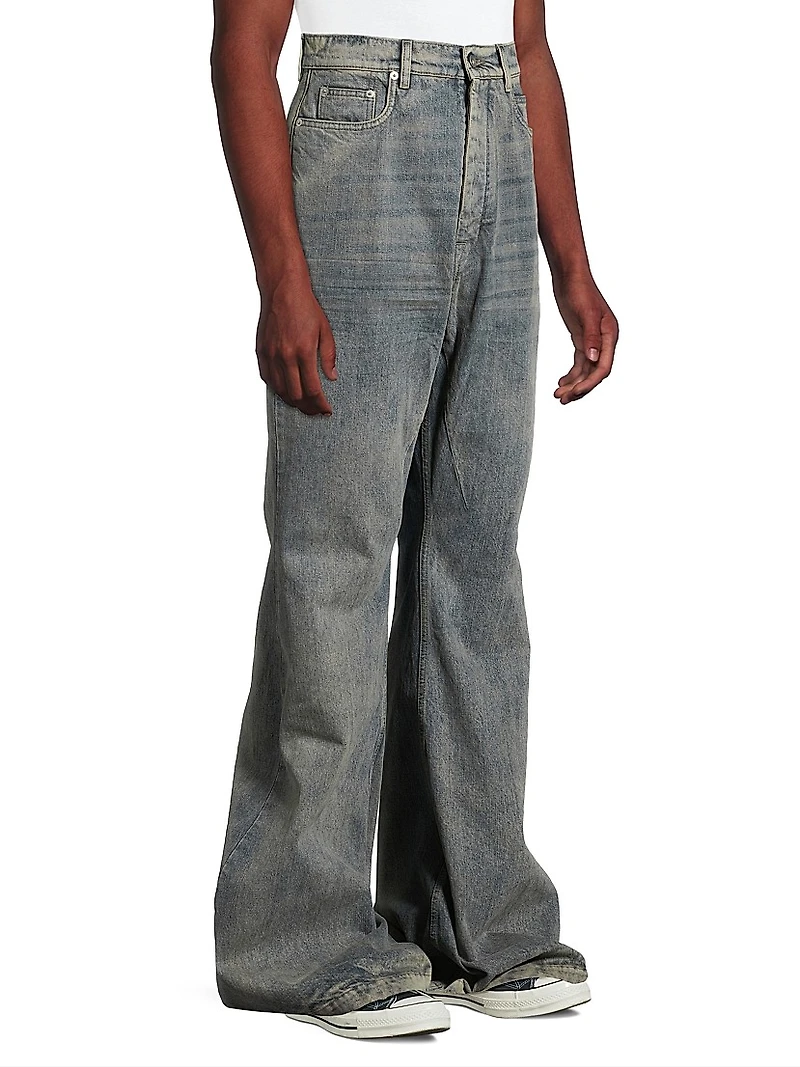 Bolans Faded Wide-Leg Jeans