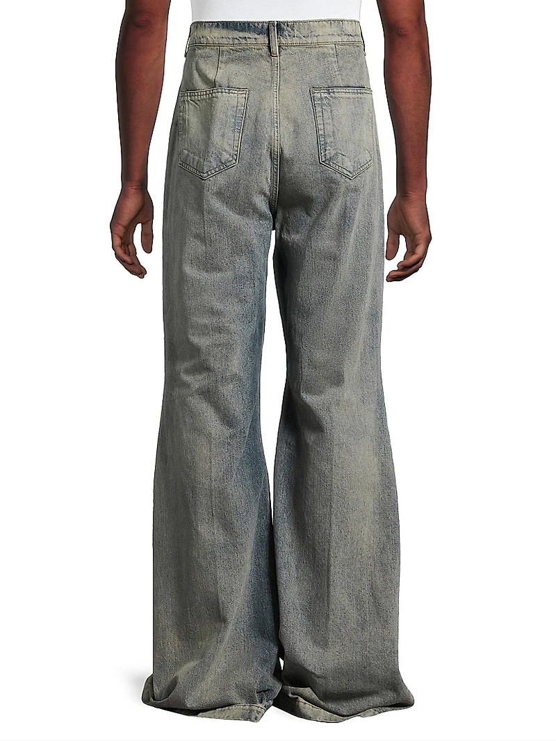 Bolans Faded Wide-Leg Jeans