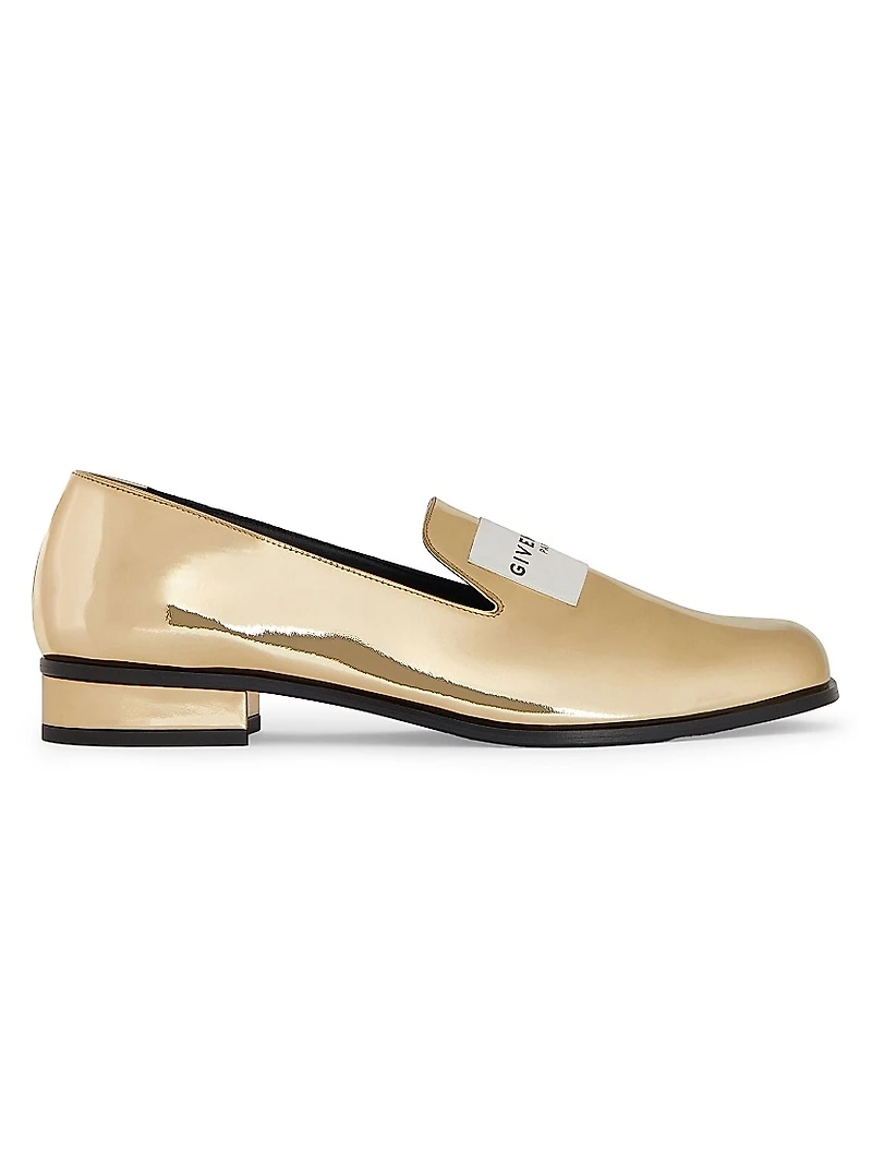 Tux Loafers Mirror Effect Leather