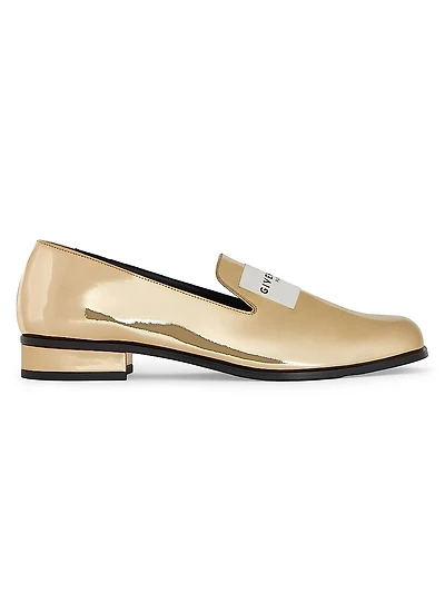 Tux Loafers Mirror Effect Leather