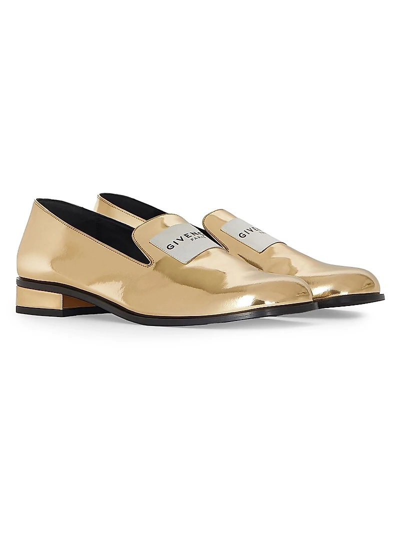 Tux Loafers Mirror Effect Leather