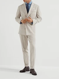 Denim Effect Chambray Basic Fit Shirt with Spread Collar