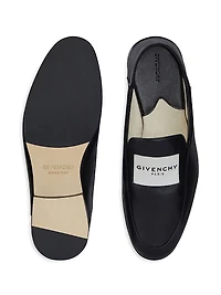 Label Loafers Leather