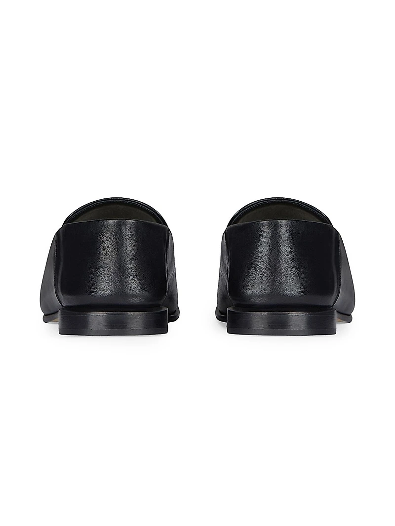 Label Loafers Leather