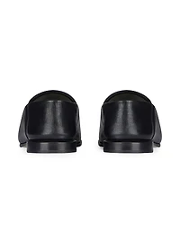 Label Loafers Leather