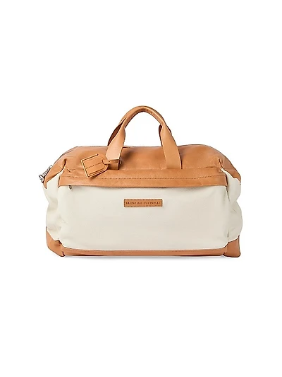 Grained Calfskin and Cowhide Active Bag