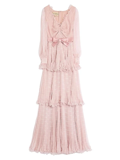 Long Dress Creponne Chiffon