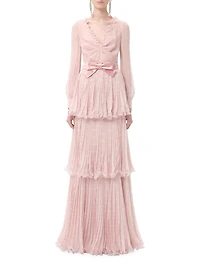 Long Dress Creponne Chiffon