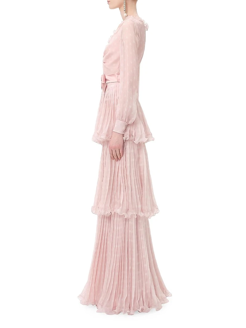 Long Dress Creponne Chiffon