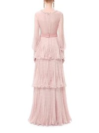 Long Dress Creponne Chiffon