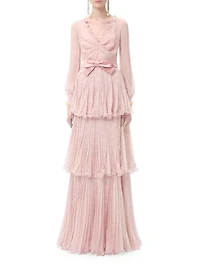 Long Dress Creponne Chiffon