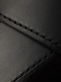 Leather Crisscross Slides with Buckle