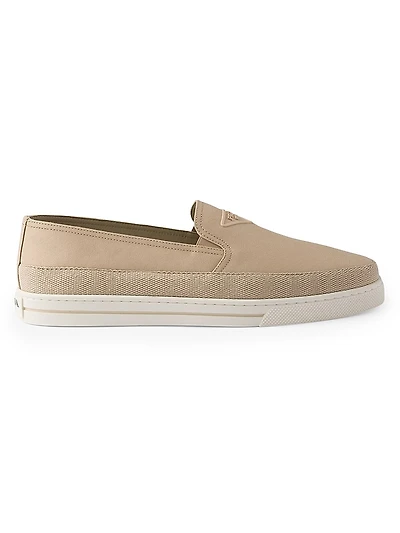 Cotton Canvas Slip-Ons