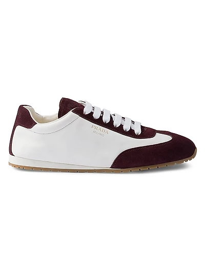 Suede and Nappa Leather Sneakers