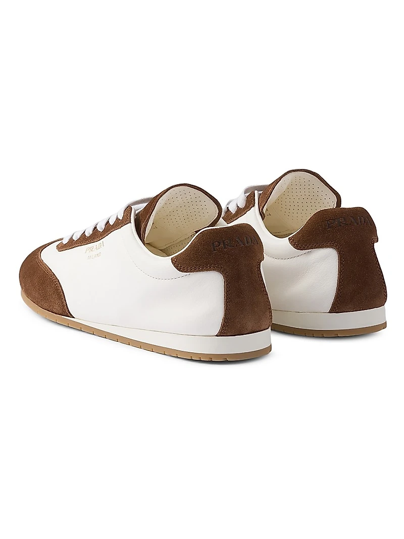 Suede and Nappa Leather Sneakers