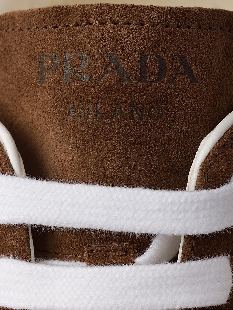 Suede and Nappa Leather Sneakers