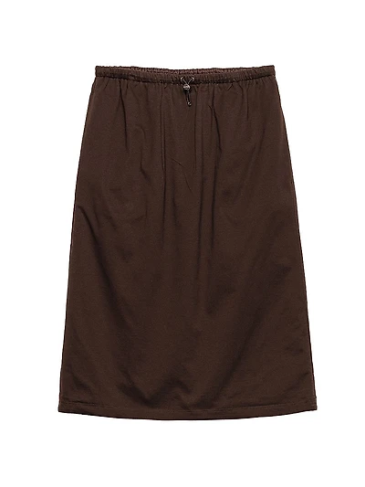 Reversible Cotton Jersey and Re-Nylon Skirt