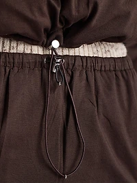 Reversible Cotton Jersey and Re-Nylon Skirt