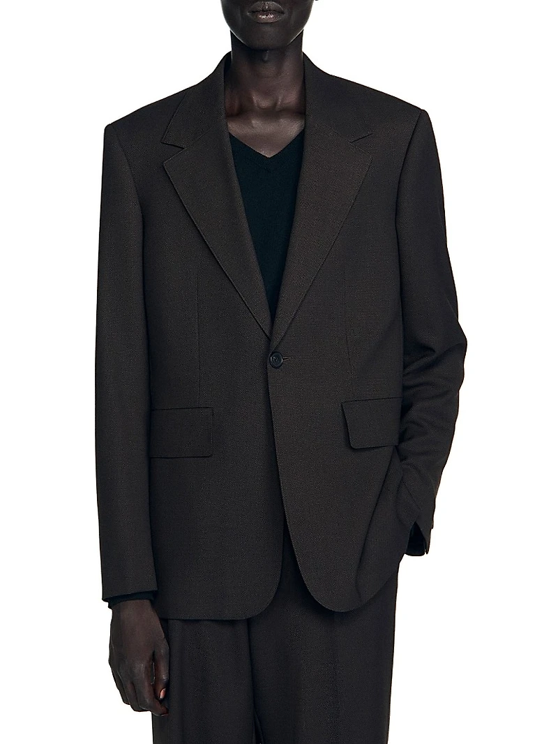Wool Suit Jacket