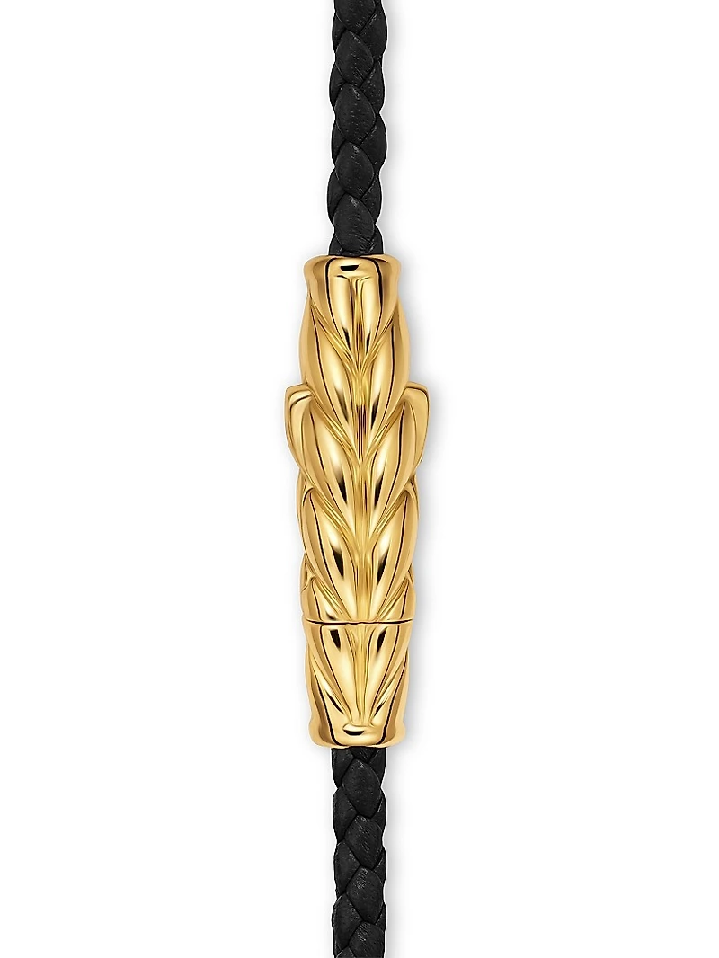 Chevron Triple Wrap Bracelet Leather