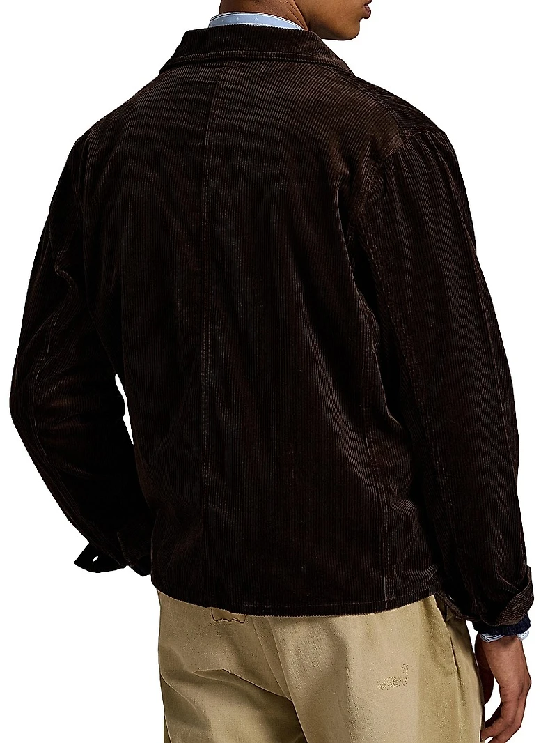 Wide-Wale Corduroy Utility Jacket