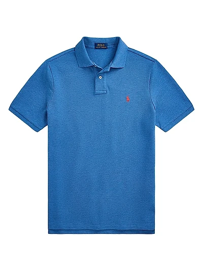 Cotton Mesh Polo Shirt