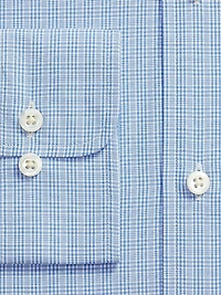Classic-Fit Checked Poplin Shirt