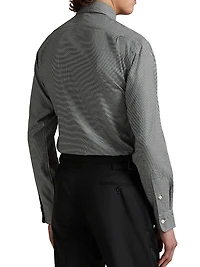 Classic Fit Houndstooth Twill Shirt