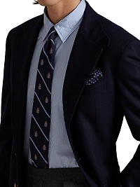 Classic-Fit Striped Poplin Shirt