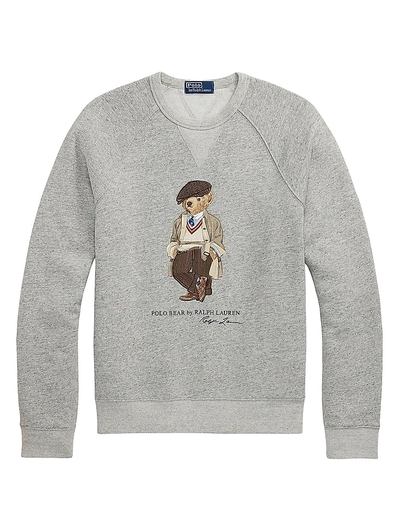 Polo Bear Fleece Crewneck Sweatshirt
