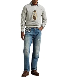 Polo Bear Fleece Crewneck Sweatshirt