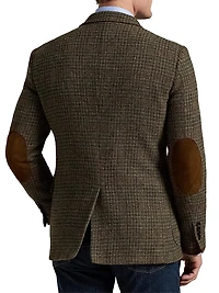 Polo Tailored Plaid Tweed Sport Coat