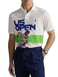 Ralph Lauren x US Open Classic-Fit Mesh Polo Shirt
