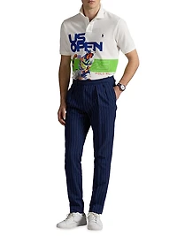 Ralph Lauren x US Open Classic-Fit Mesh Polo Shirt