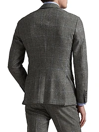 Polo Tailored Glen Plaid Wool Suit