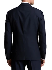 Polo Barathea Peak-Lapel Tailored Wool Tuxedo