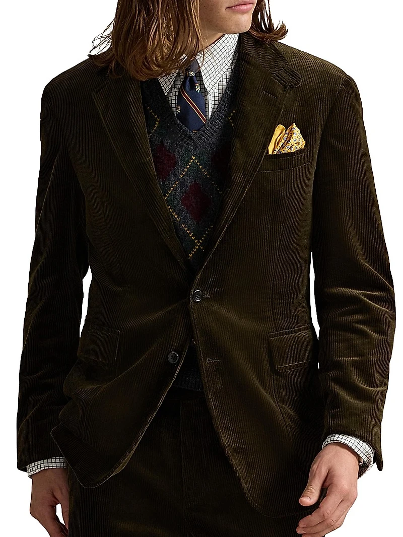Polo Tailored Corduroy Suit Jacket