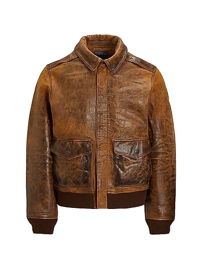 Leather Flight Jacket