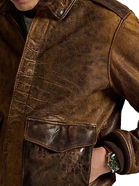 Leather Flight Jacket