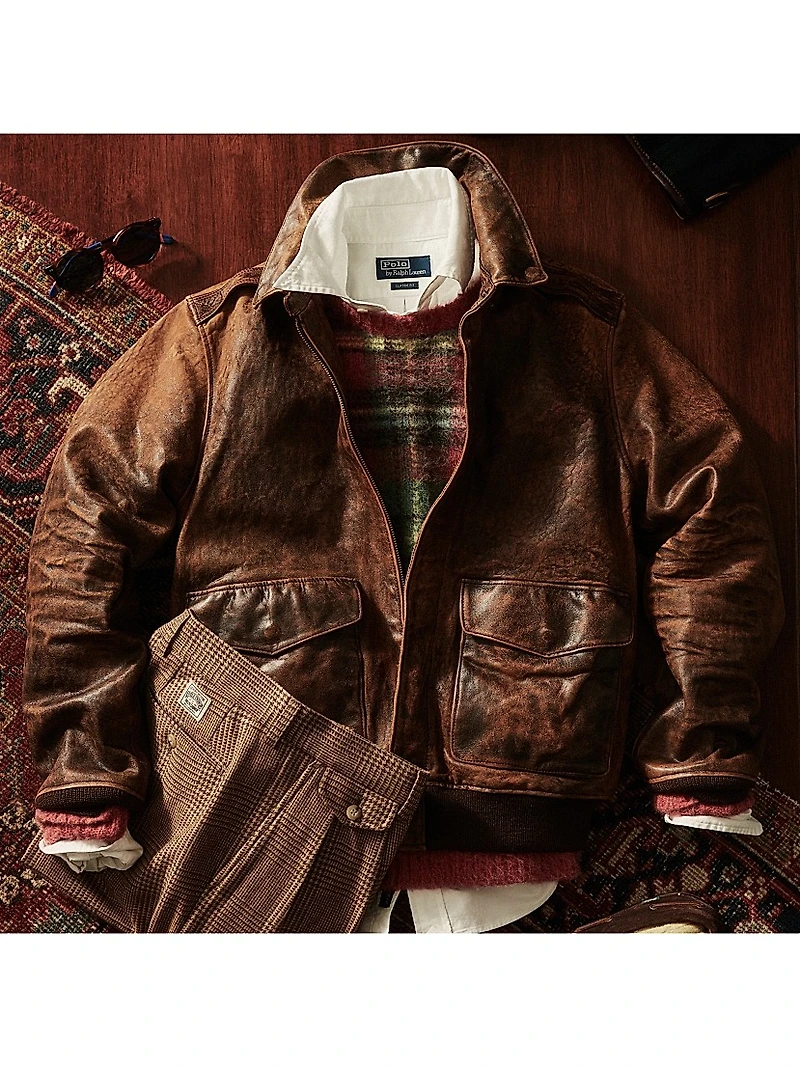 Leather Flight Jacket