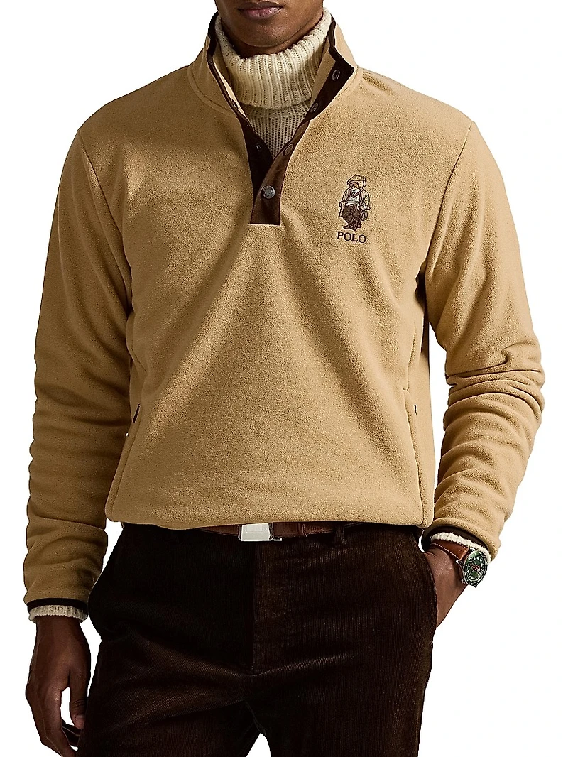 Polo Bear Brushed Fleece Sweatshirt
