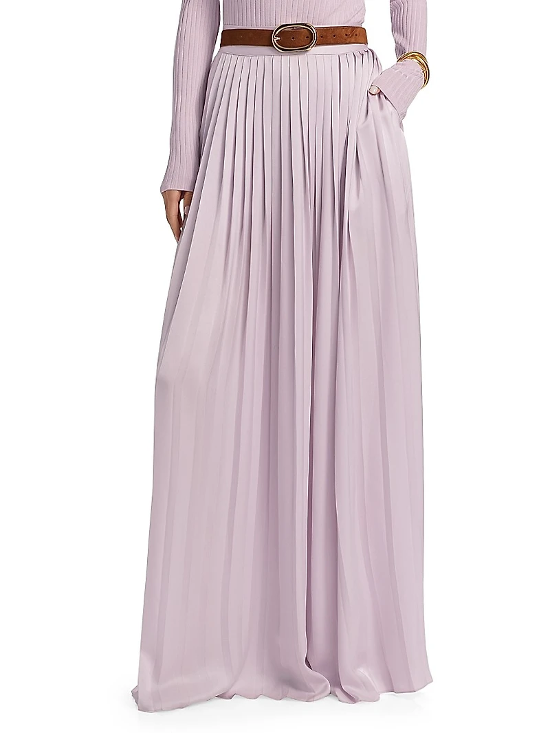 Dillon Pleated Maxi Skirt