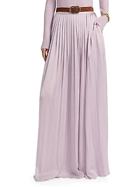 Dillon Pleated Maxi Skirt
