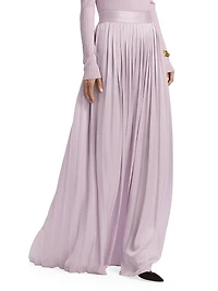 Dillon Pleated Maxi Skirt
